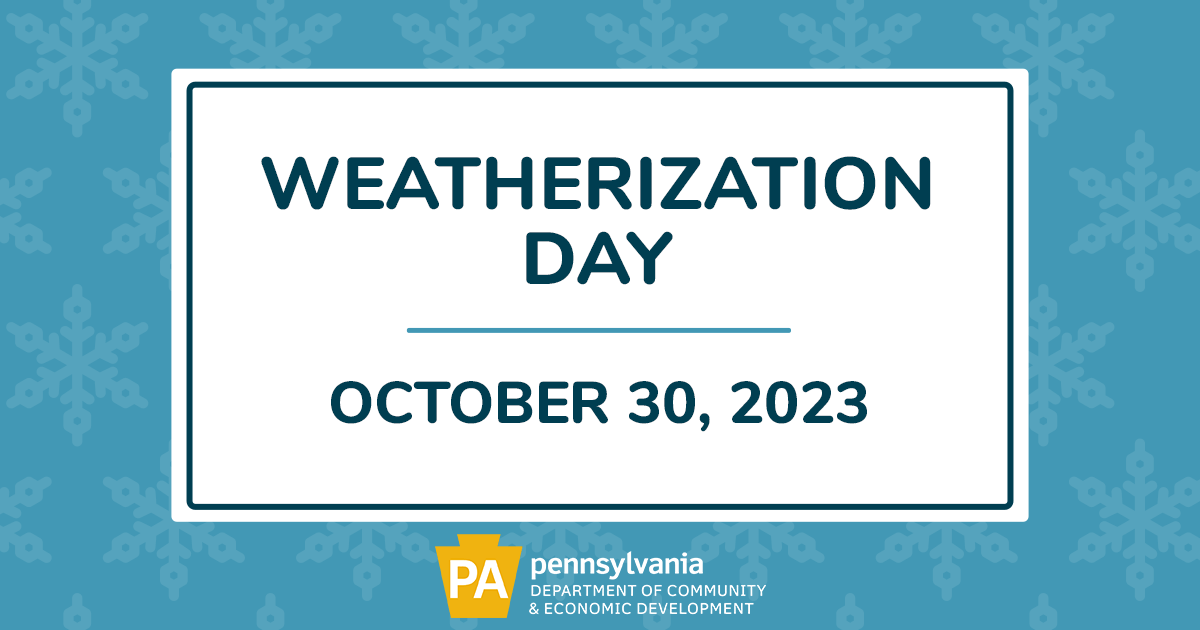 National Weatherization Day October 30, 2023