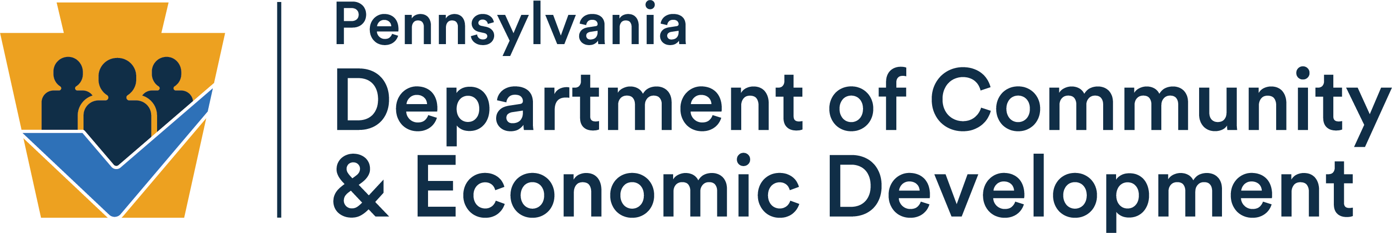 DCED - Department of Community & Economic Development Logo Horizontal