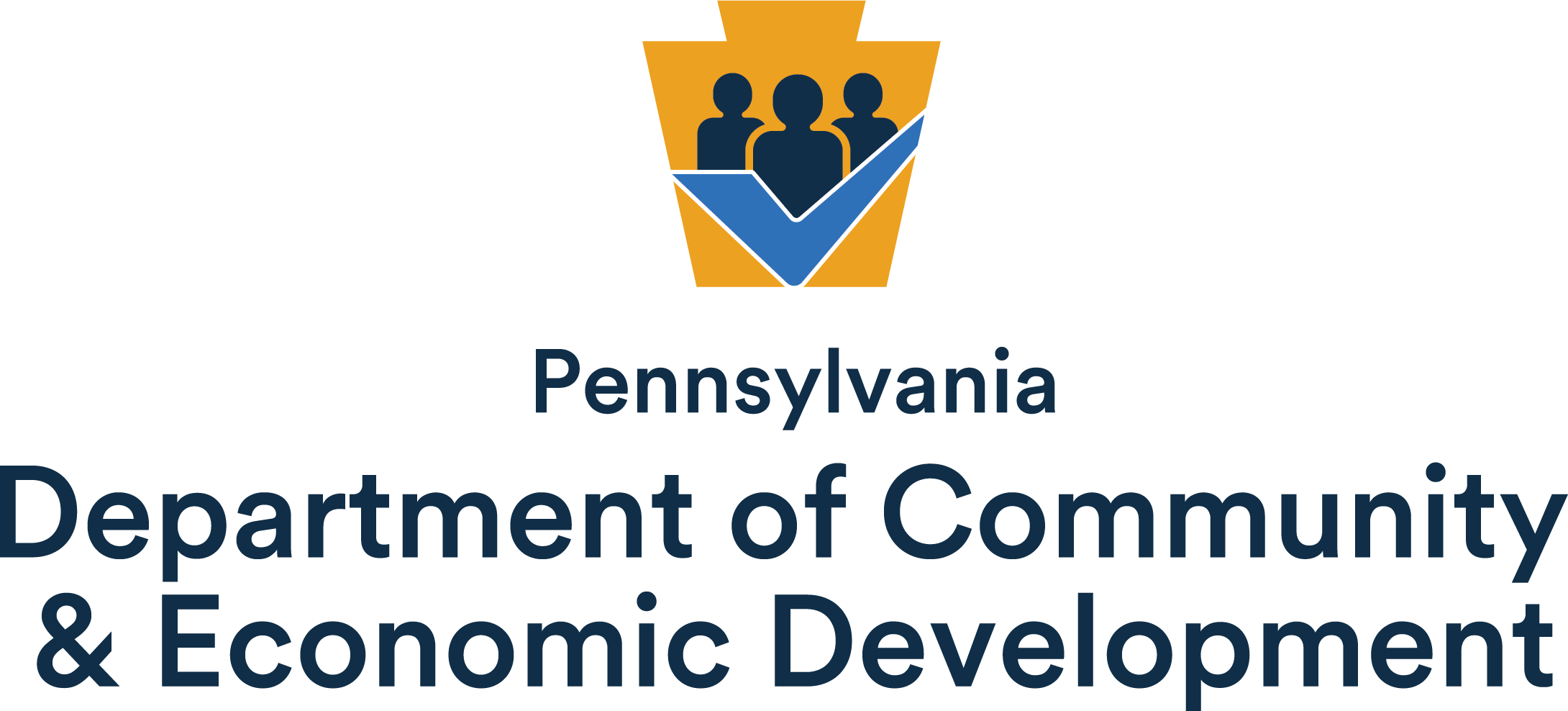 DCED - Department of Community & Economic Development Logo Vertical