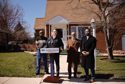 Governor Shapiro Visits Harrisburg Homeowner