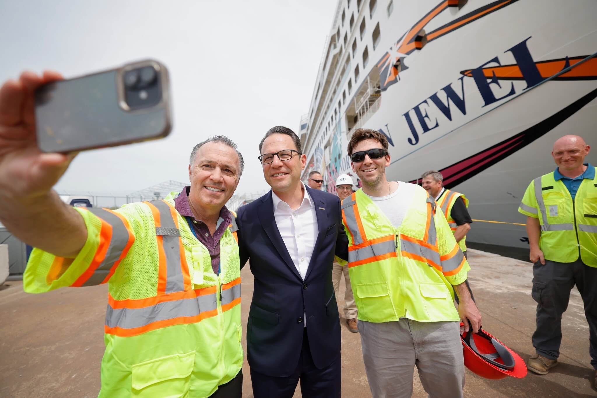 Governor Shapiro Celebrates Inaugural Call of the Norwegian Jewel, Marking Official Return of Cruise Service to the Port of Philadelphia