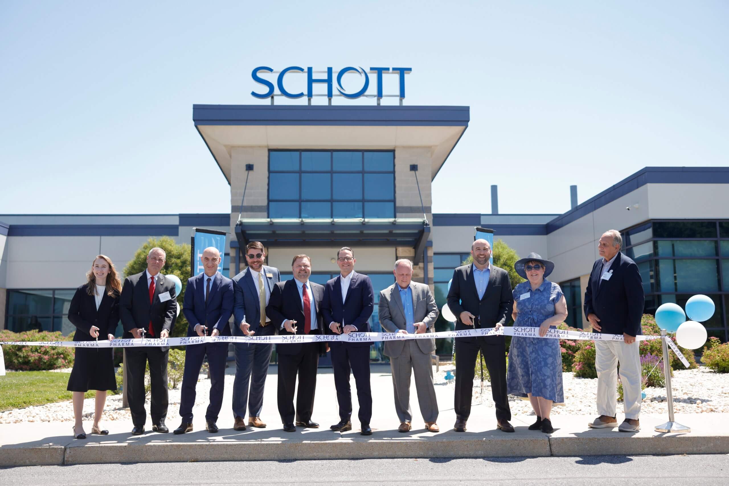 In Lebanon, Governor Shapiro Cuts Ribbon on SCHOTT Pharma USA Expansion, Celebrates Growth of Pennsylvania’s Life Sciences Industry