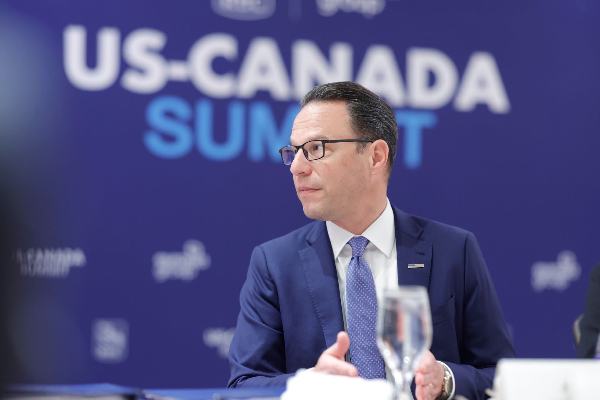 Pennsylvania Governor Josh Shapiro at US-Canada Summit
